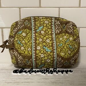 Vintage Y2K 00s Vera Bradley Retired Sittin in a Tree Large Cosmetic Bag